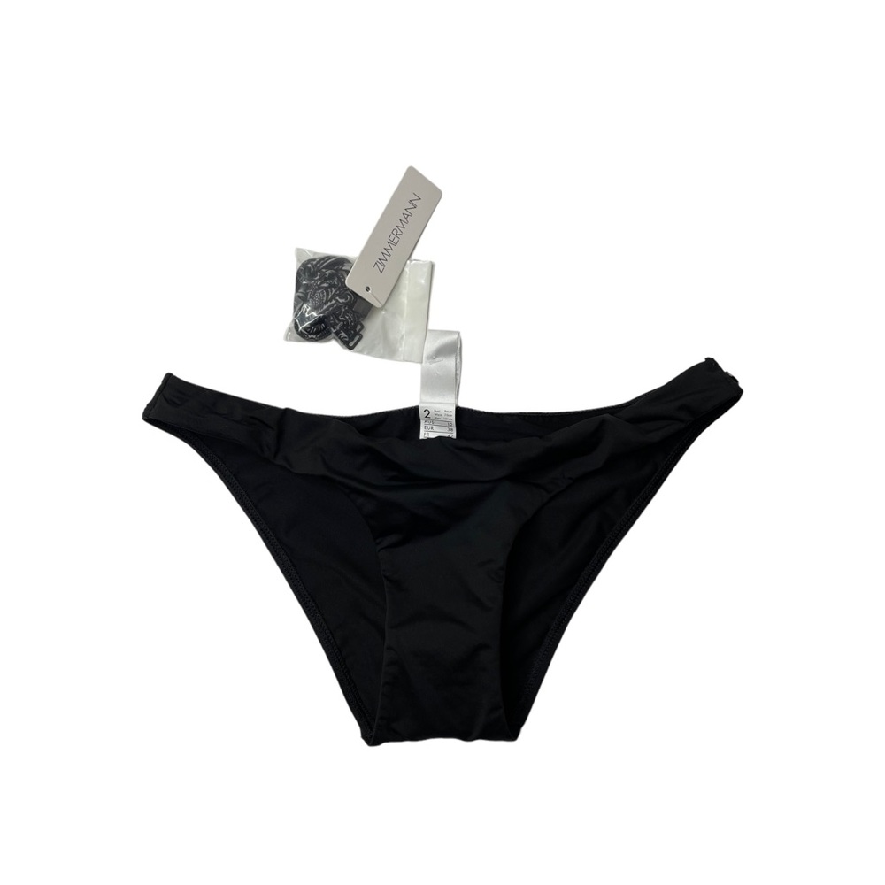 Zimmermann | NWT Zimmermann Swim Black Bikini Bottom in Black 2/US 8
